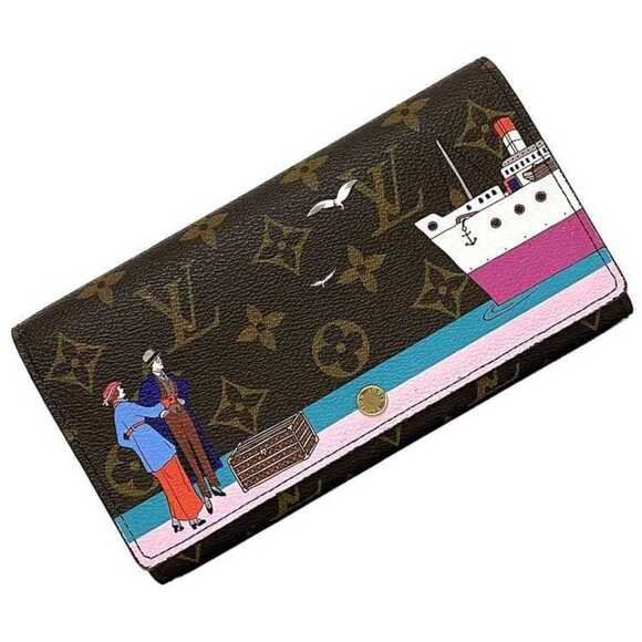 LOUIS VUITTON Brown Monogram Wallet - Picture 1 of 10